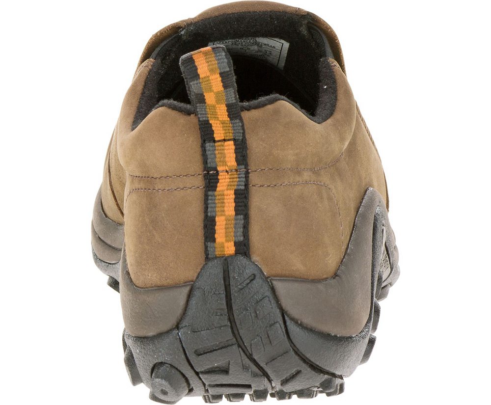 Zapatos De Seguridad Hombre - Merrell Jungle Moc Nubuck Wide Width - Marrones - ZBRG-80314